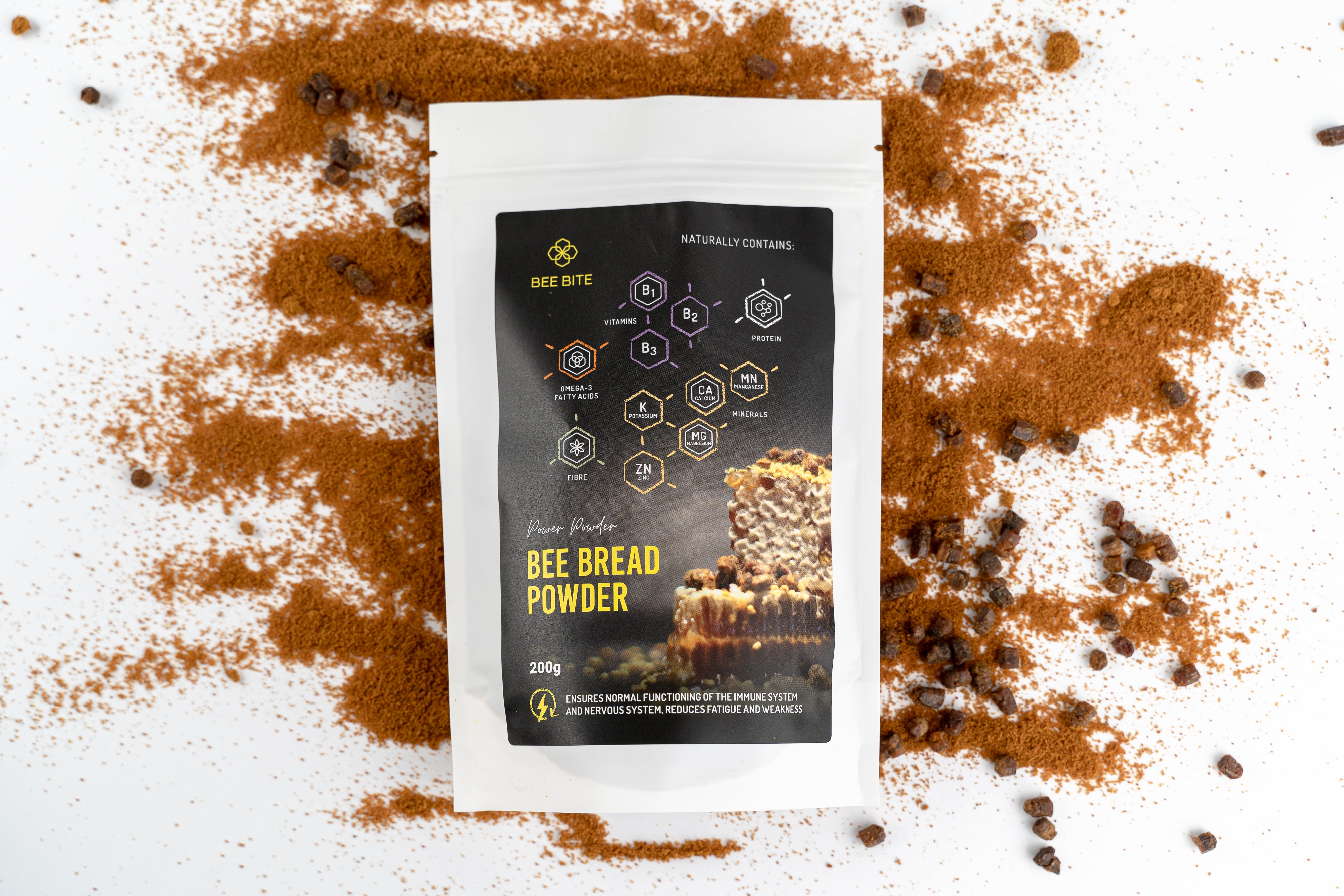 Bee bread powder