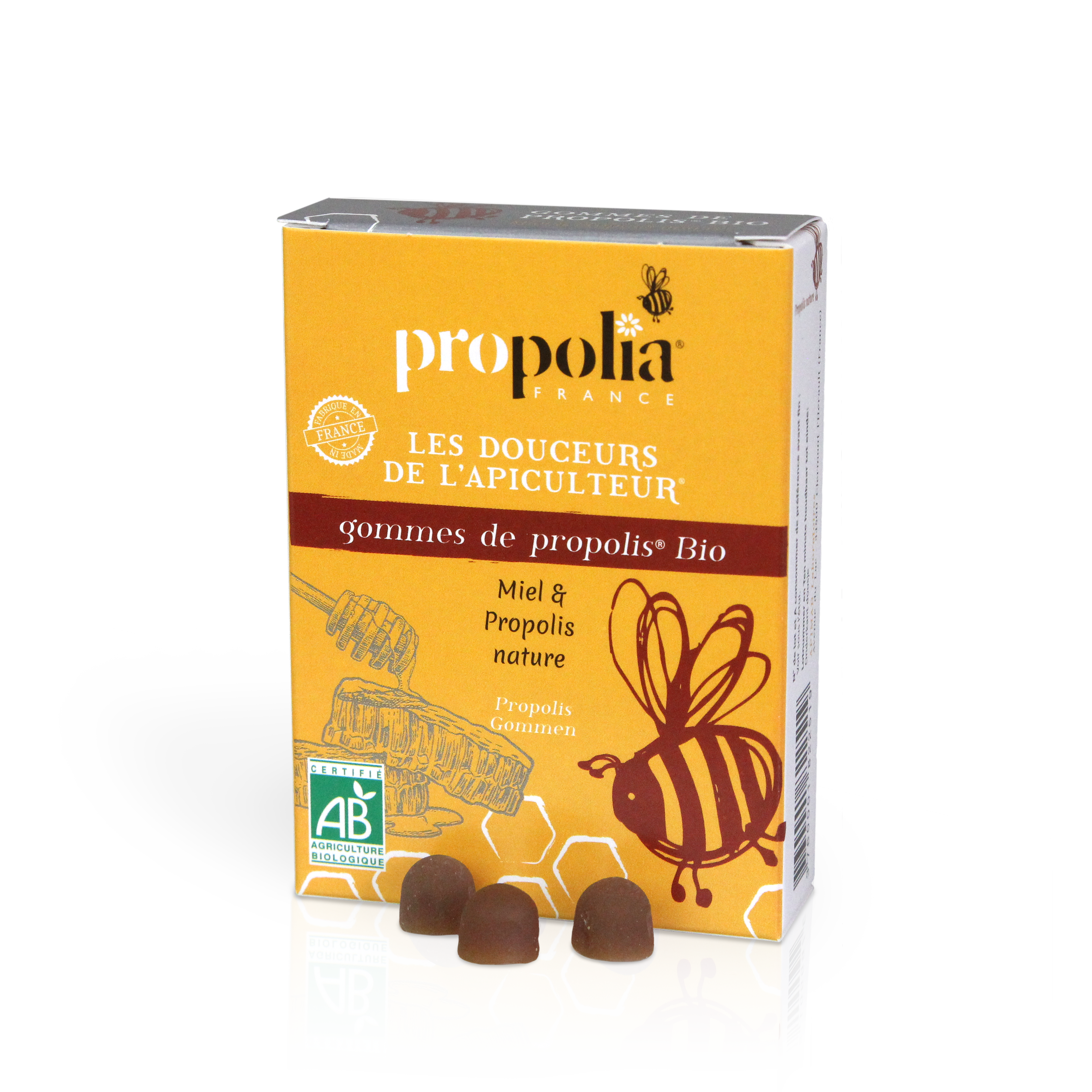 Plain Organic Honey & Propolis Pastilles